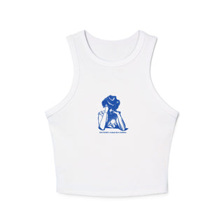 Woman with Hobbies Baby Racer Tank