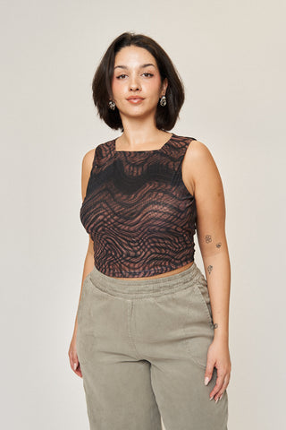 Becca Mesh Top