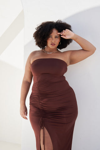 Whitney Ruched Maxi Dress