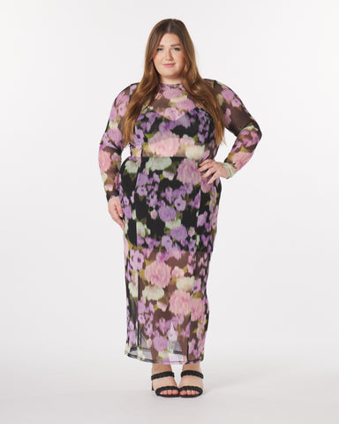 “Florencia” Maxi Dress in Jaded Floral