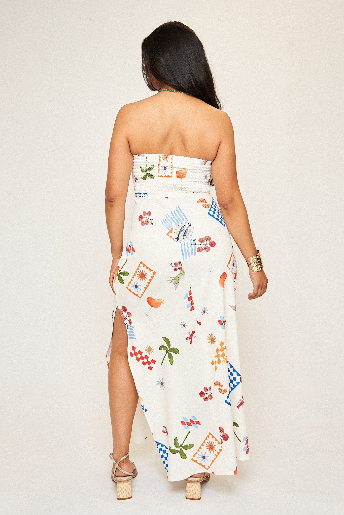 Chiara Bias Maxi Dress in Spuntino Italian Print, Size Inclusive What Lo Wants Chiara Bias Maxi Dress in Spuntino Italian Print, Size Inclusive What Lo Wants