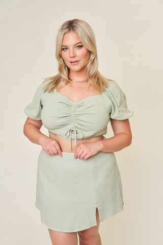 Melanie Cotton Gauze Top