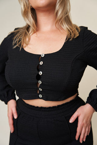 Carly Cropped Blouse