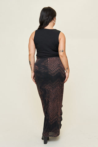 Georgia Mesh Maxi Skirt