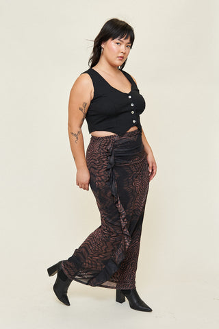 Georgia Mesh Maxi Skirt