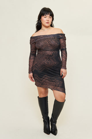 Ava Asymmetrical Mini Dress