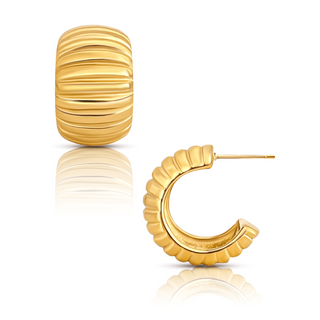 Ellie Vail - Peyton Chunky Hoop Earring